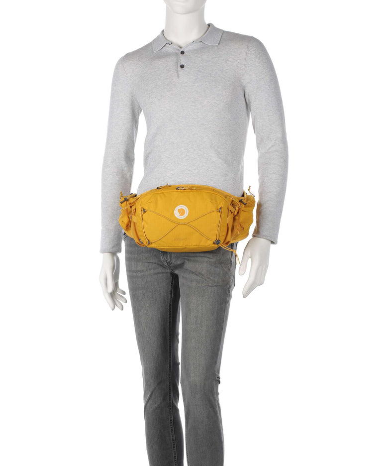Fjällräven Abisko 6 Belt bag mustard yellow