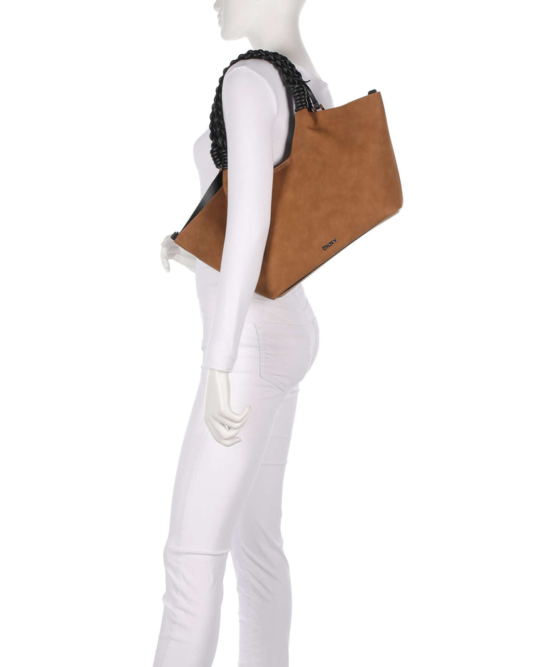 DKNY Paula Commuter Medium Shoulder bag tobacco