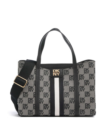 DKNY Nuri Handtas black logo/black