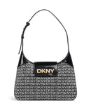 DKNY Avril Schoudertas black logo/black