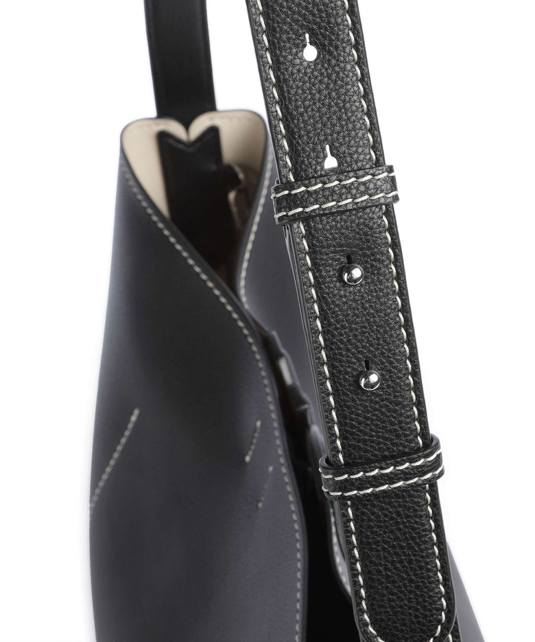 DKNY Nicole Hobo bag black/light taupe