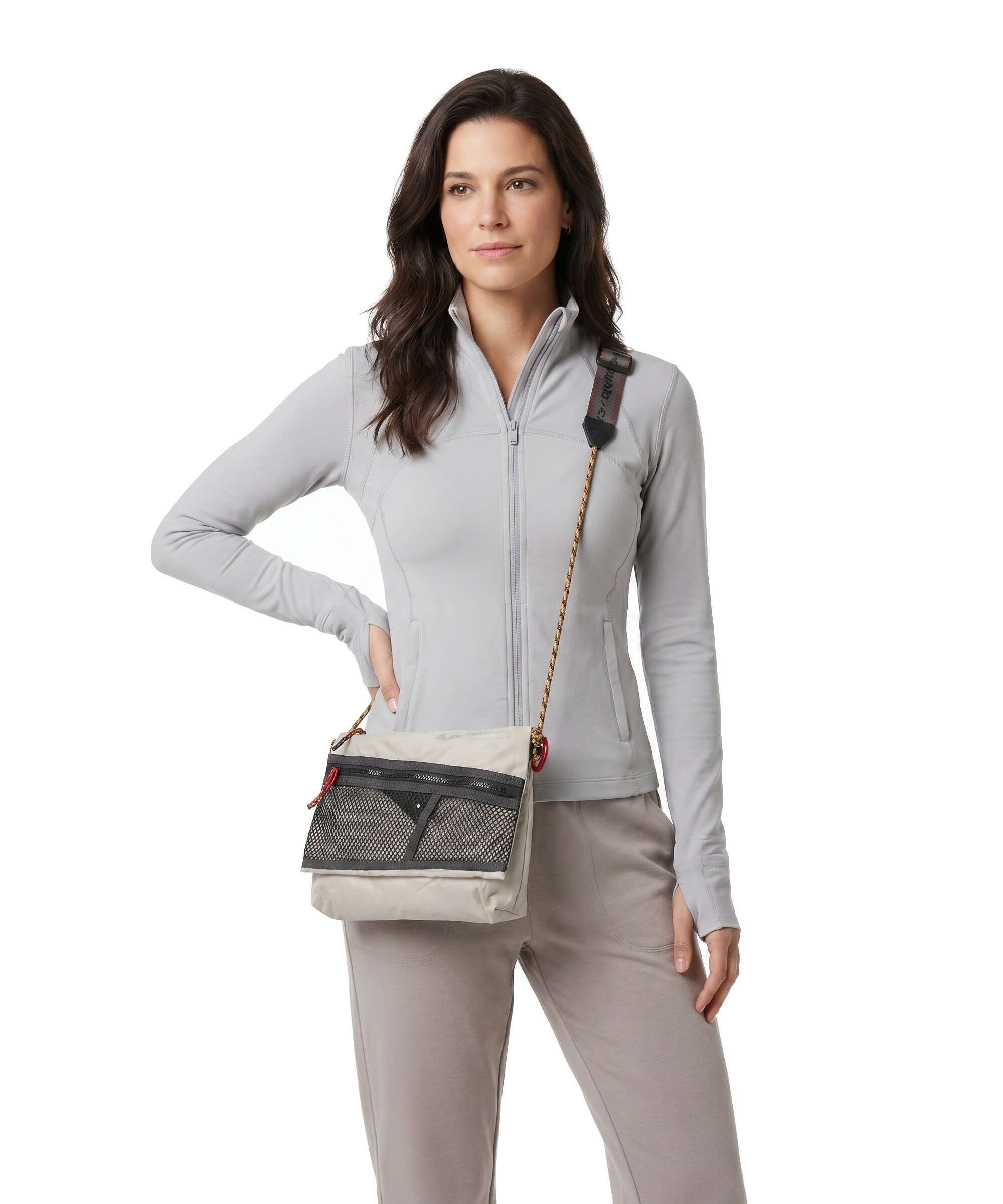 Klättermusen Algir Crossbody bag putty grey