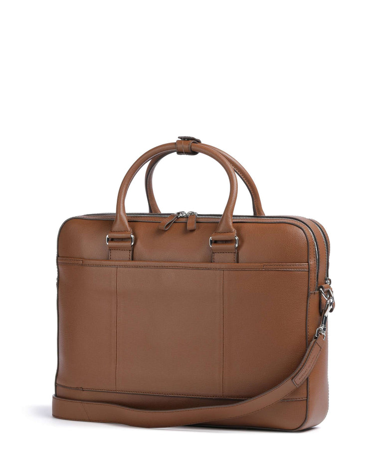 Tiger of Sweden Burin Briefcase cognac