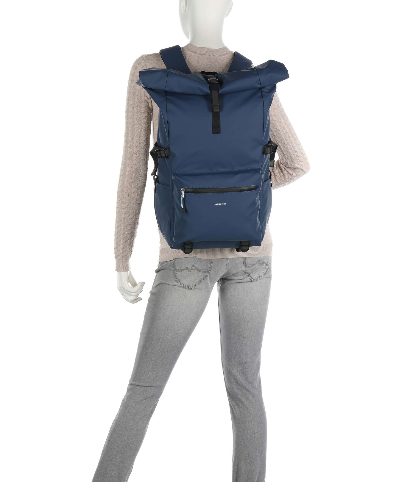 Sandqvist Stream Ruben 2.0 Rolltop backpack black