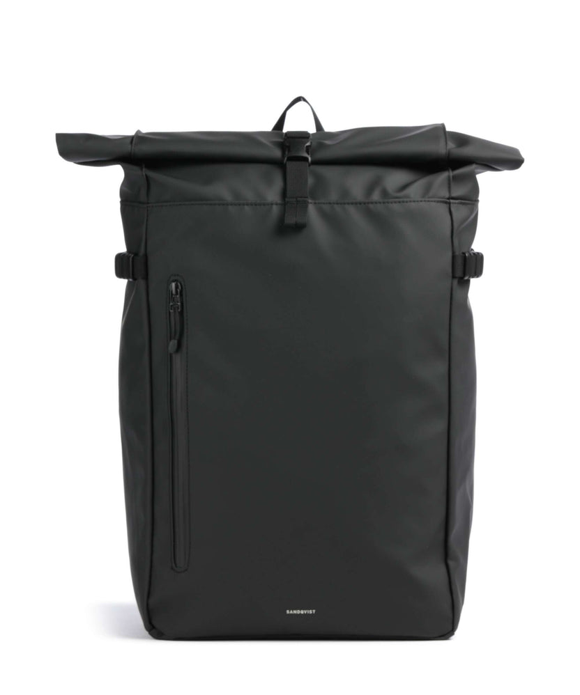 Sandqvist Stream L Rolltop backpack black