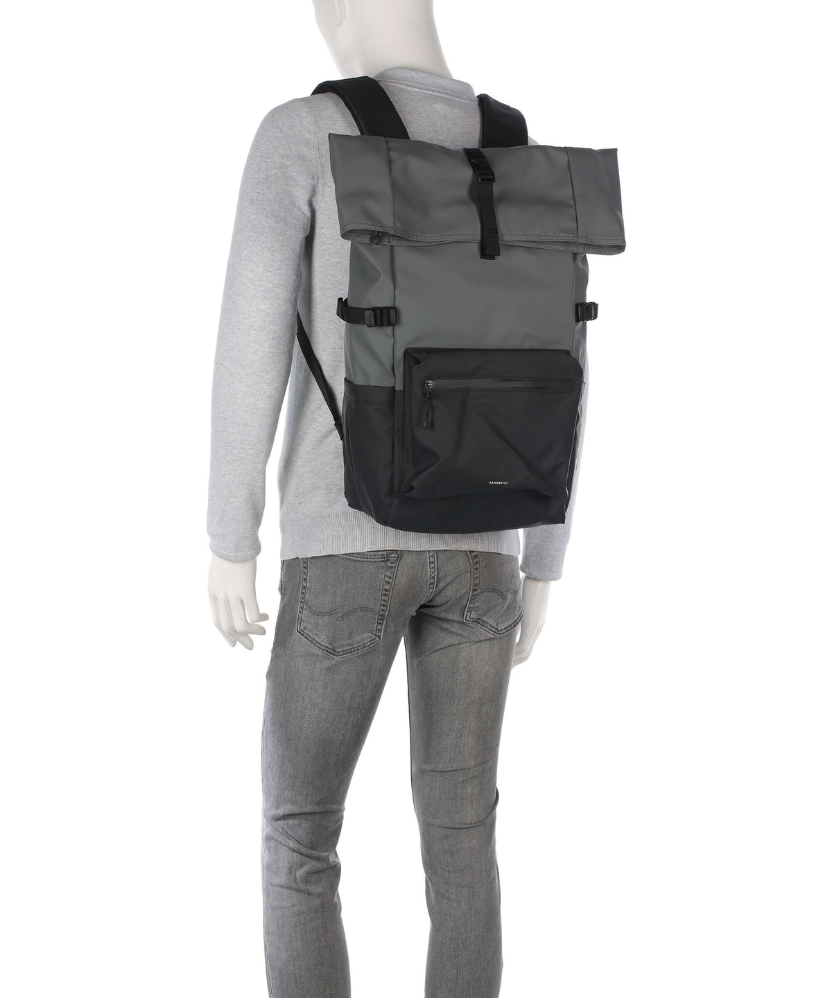 Sandqvist Stream L Rolltop backpack multicolour