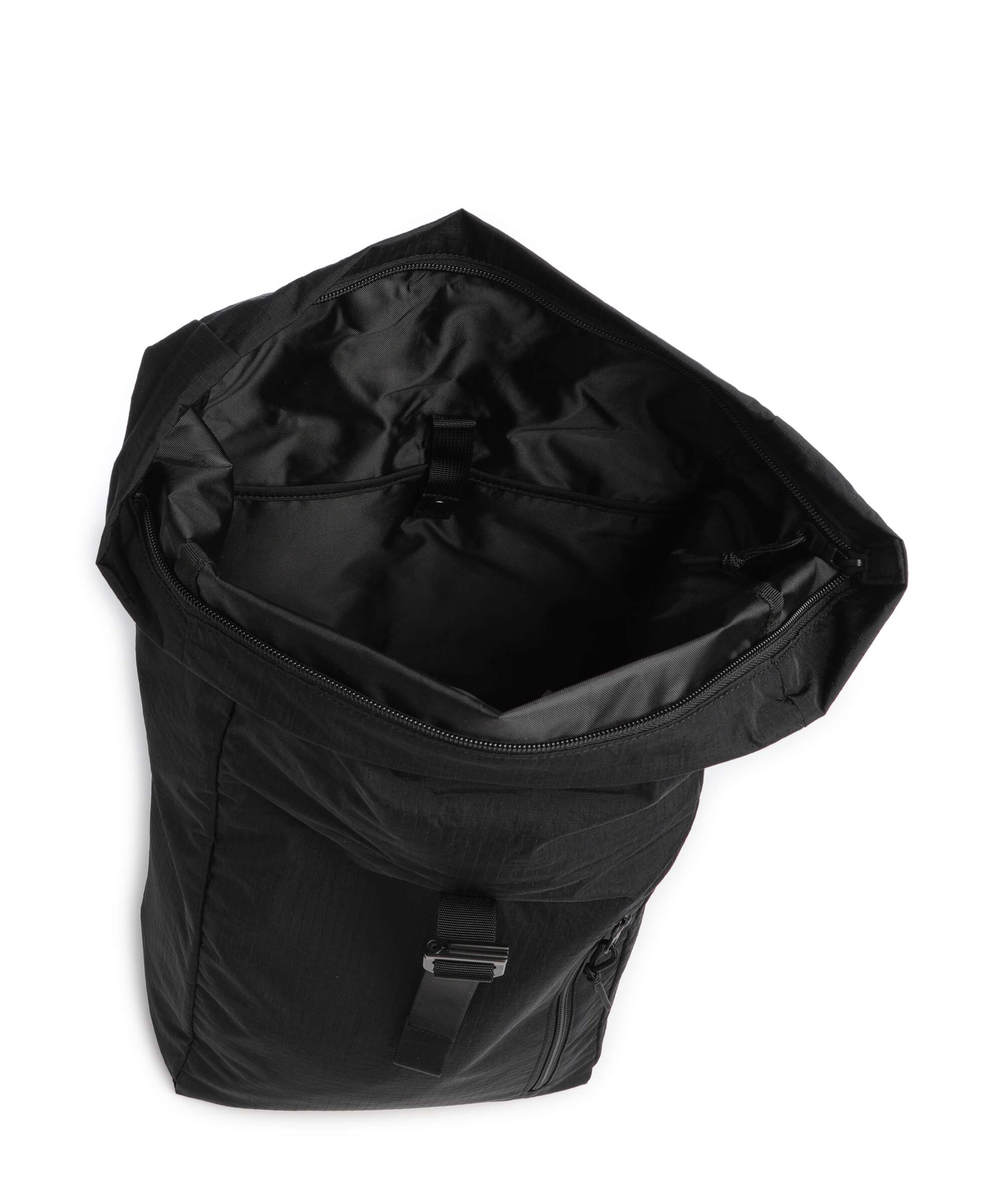 Sandqvist Grid Rolltop backpack black