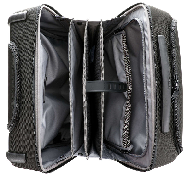 tumi Alpha 3 Compact Rolling briefcase black