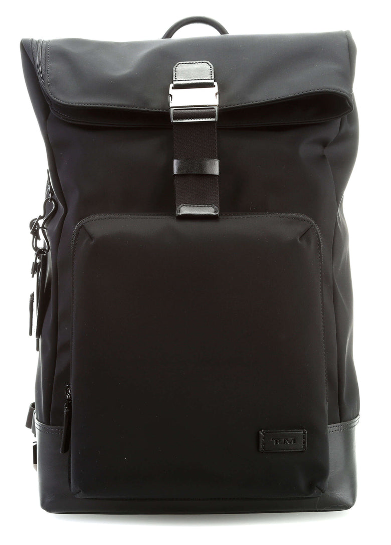 tumi Harrison Oak Rolltop backpack black