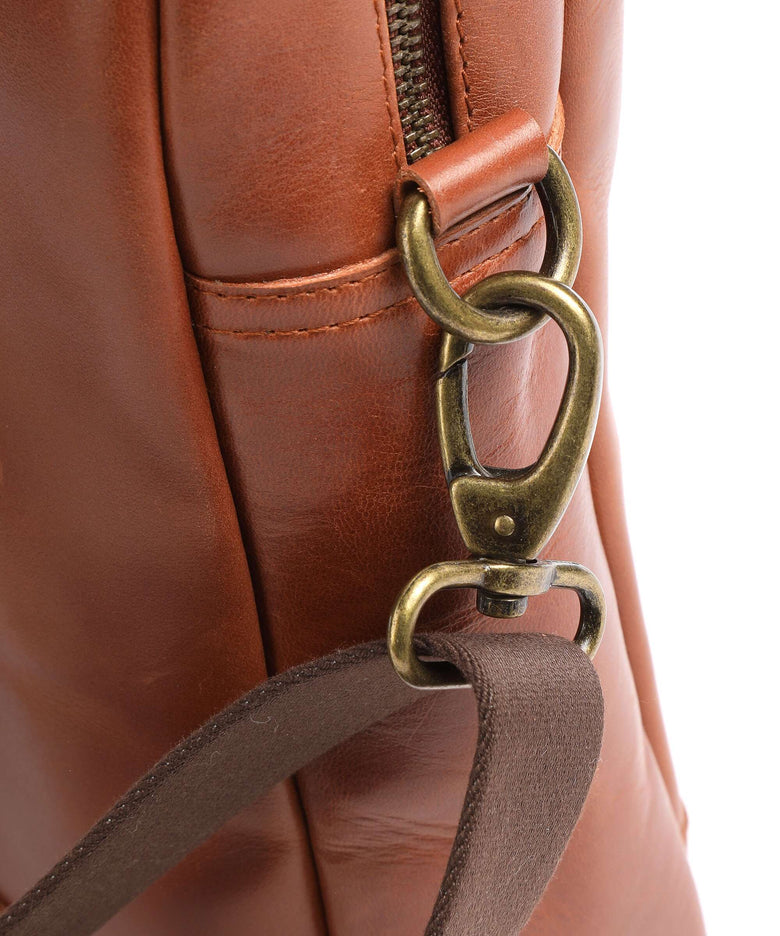 Buckle & Seam Everett Briefcase cognac