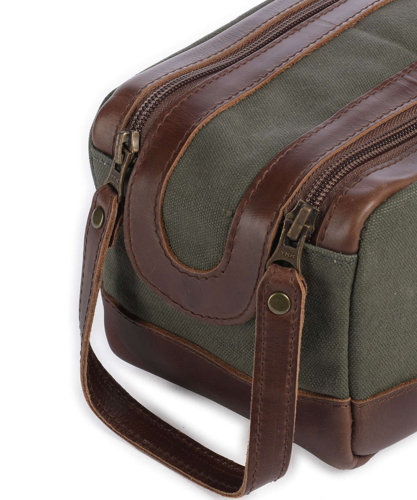 Buckle & Seam Bruno Toiletry bag green