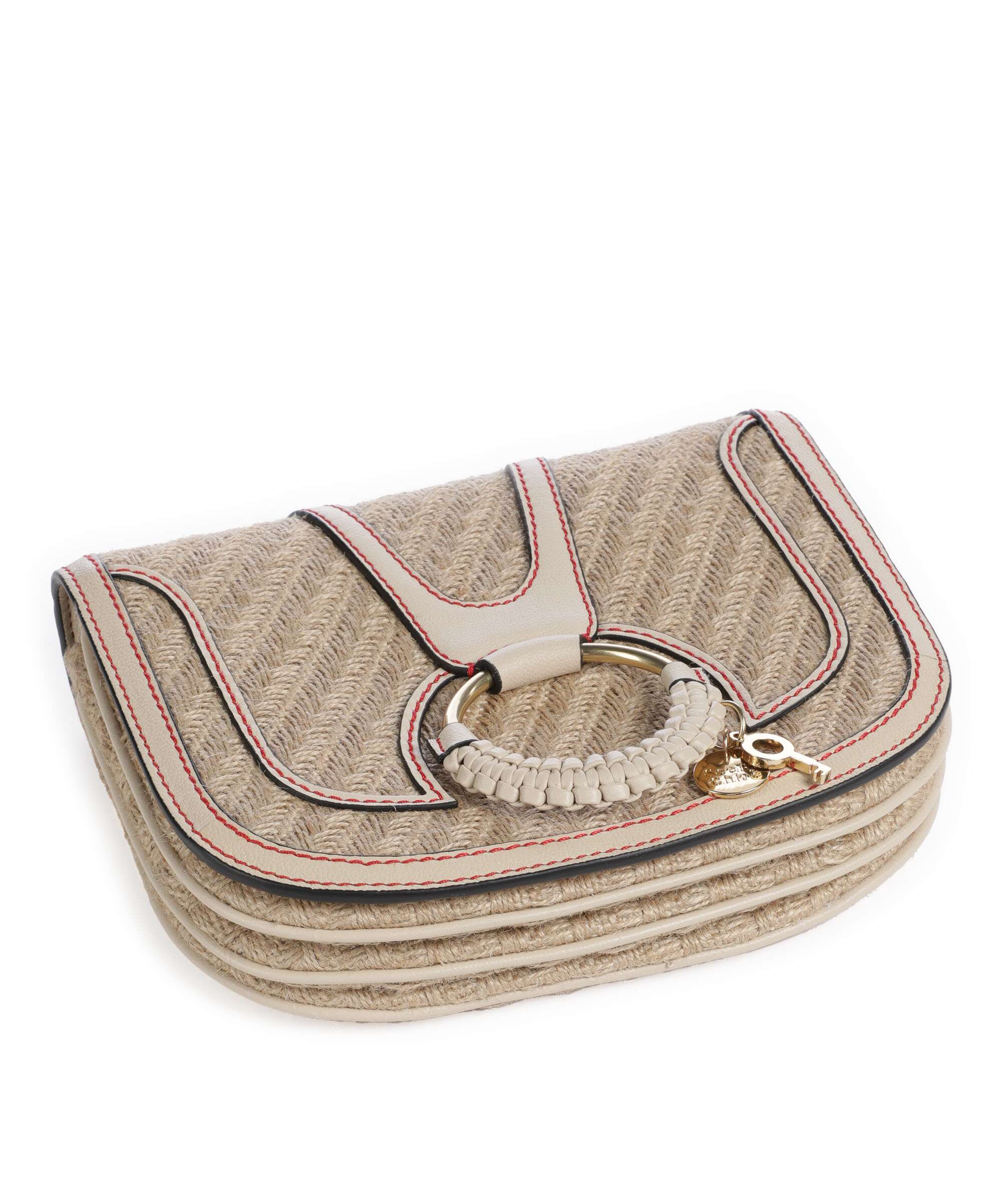 See by Chloé Hana Small Crossbody bag straw beige