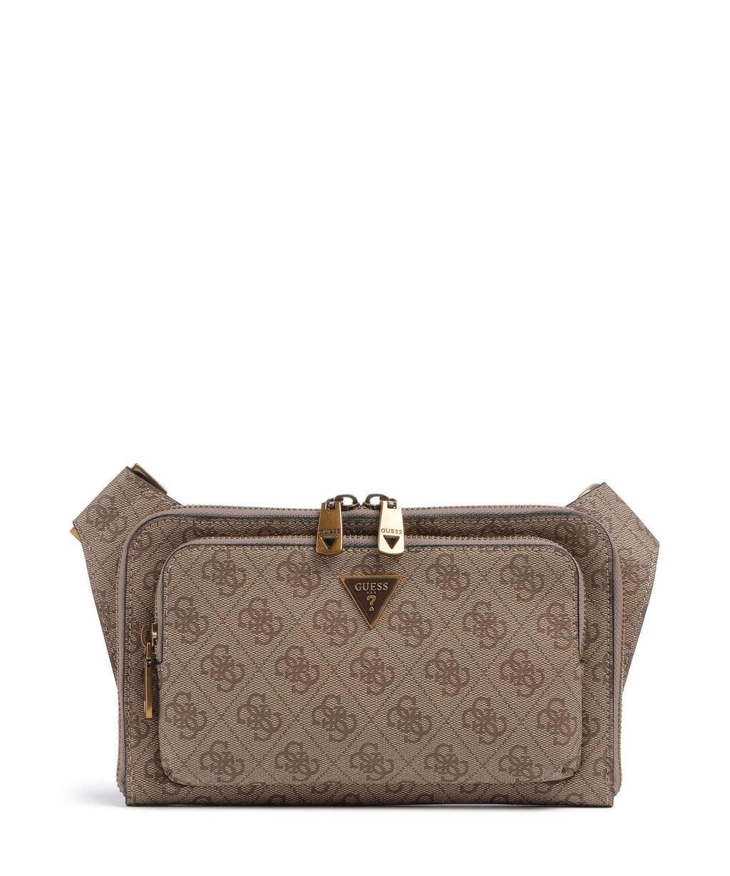 Guess Milano 4G Eco Belt bag beige/brown
