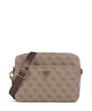Guess Milano Crossbody tas beige/brown/blue