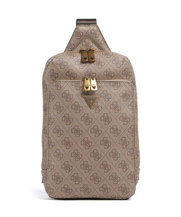 Guess Milano Sling rugzak beige/brown