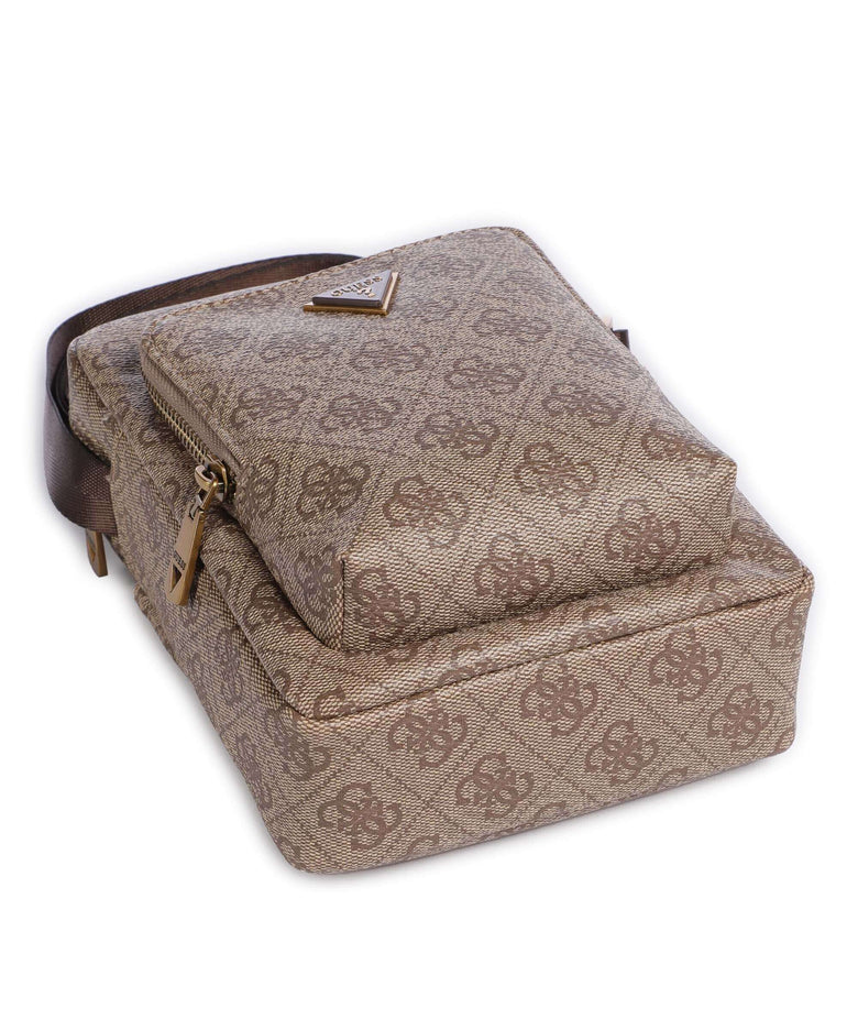Guess Milano Eco Crossbody bag beige/brown