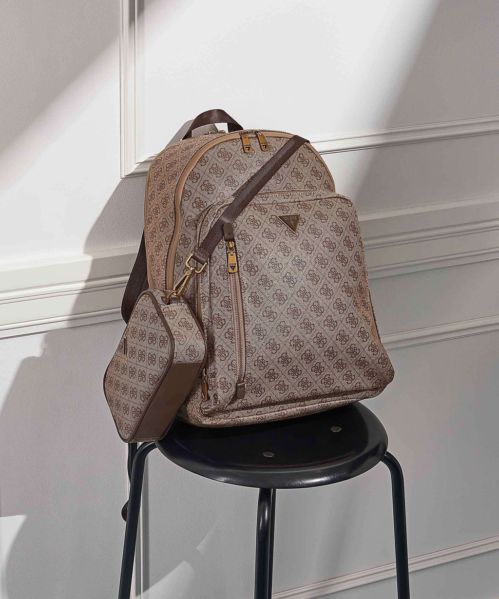 Guess Vezzola Eco Crossbody bag beige/brown