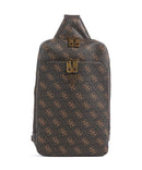 Guess Milano Sling bag brown/ochre/burgundy