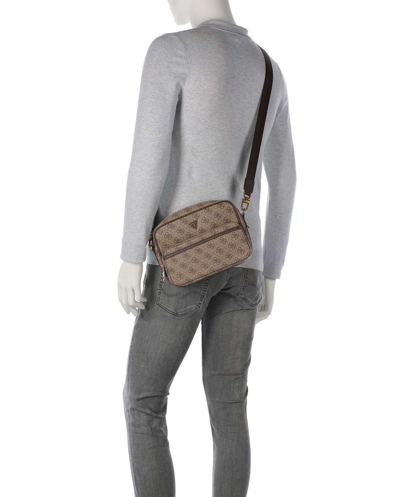 Guess Milano Crossbody bag beige/brown