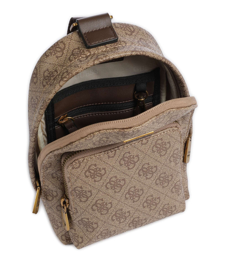 Guess Milano Eco Sling bag beige/brown