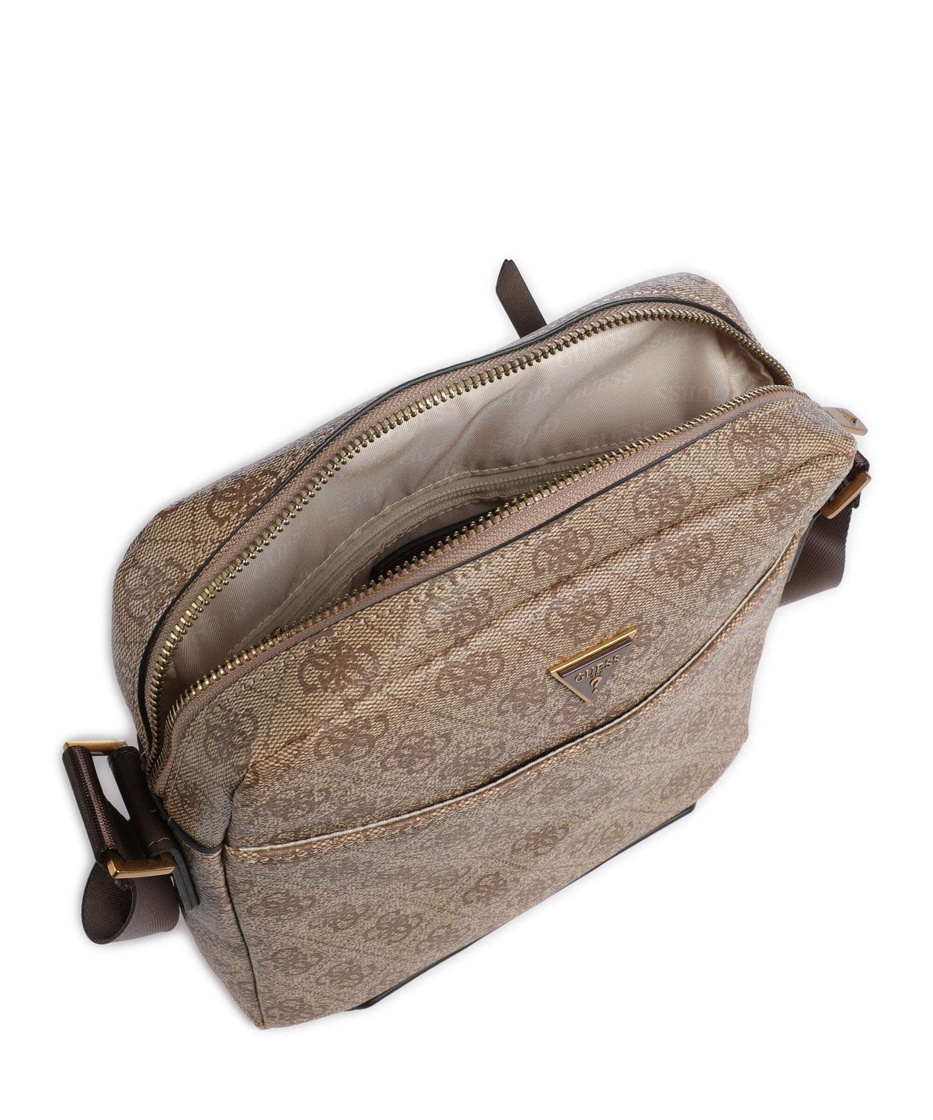 Guess Torino Eco Crossbody bag beige/brown