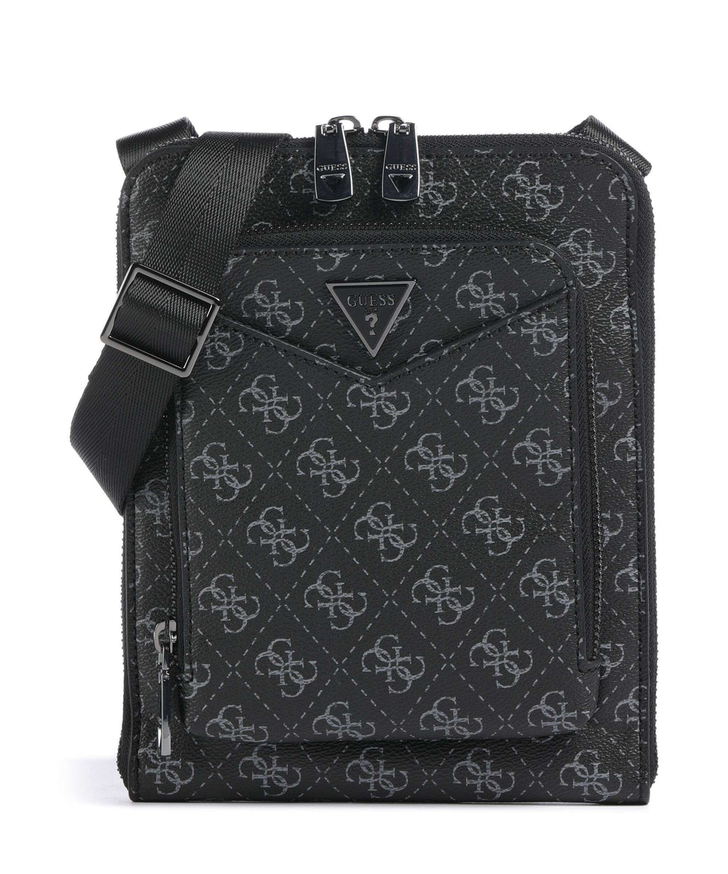 Guess Siena 4G Eco Crossbody bag dark black