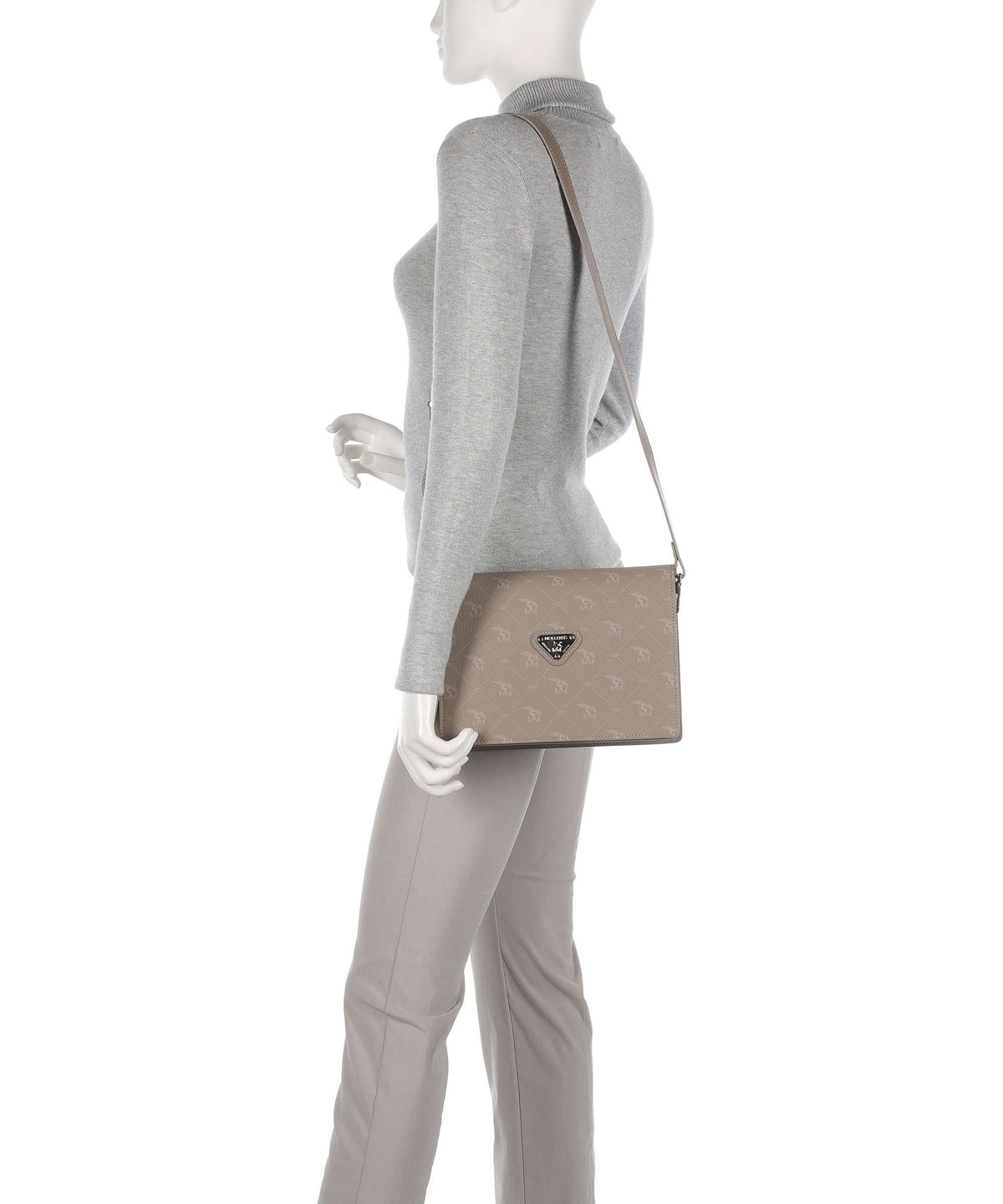 Maison Mollerus Pecarus Wil Crossbody bag taupe/rosé