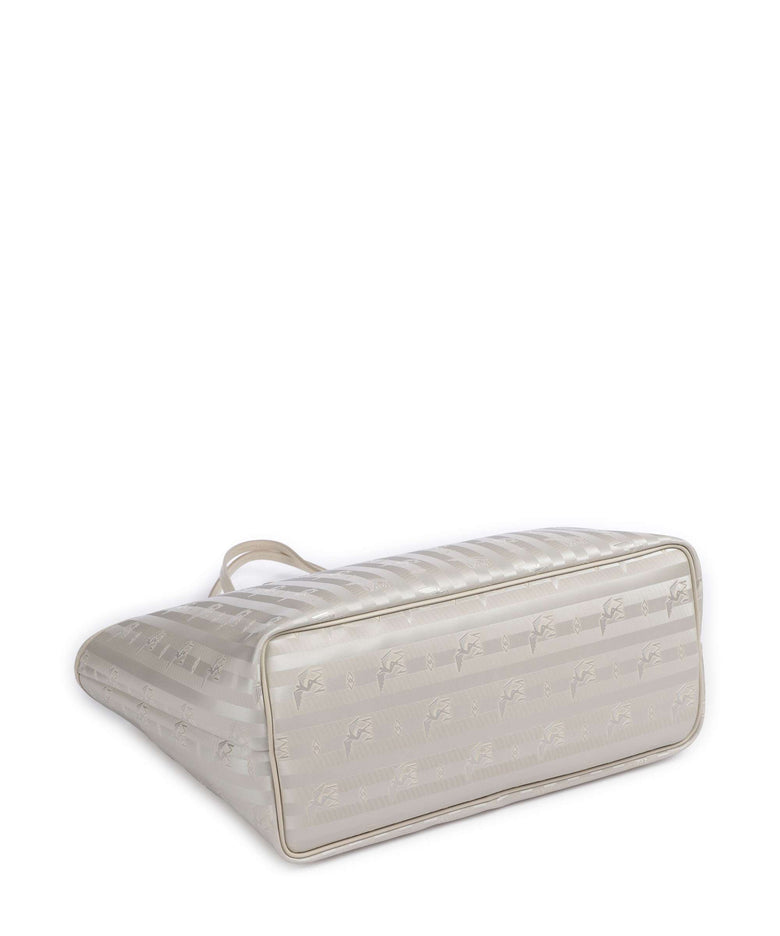 Maison Mollerus Vinerus Bern Tote bag metallic silber/perle