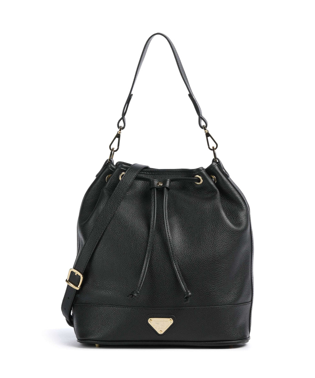 Maison Mollerus Stampato Niesen Bucket bag classic schwarz
