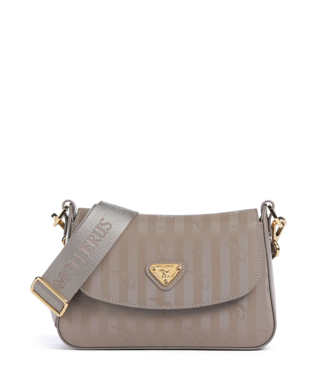 Maison Mollerus Vinerus Noville Crossbody bag taupe grau