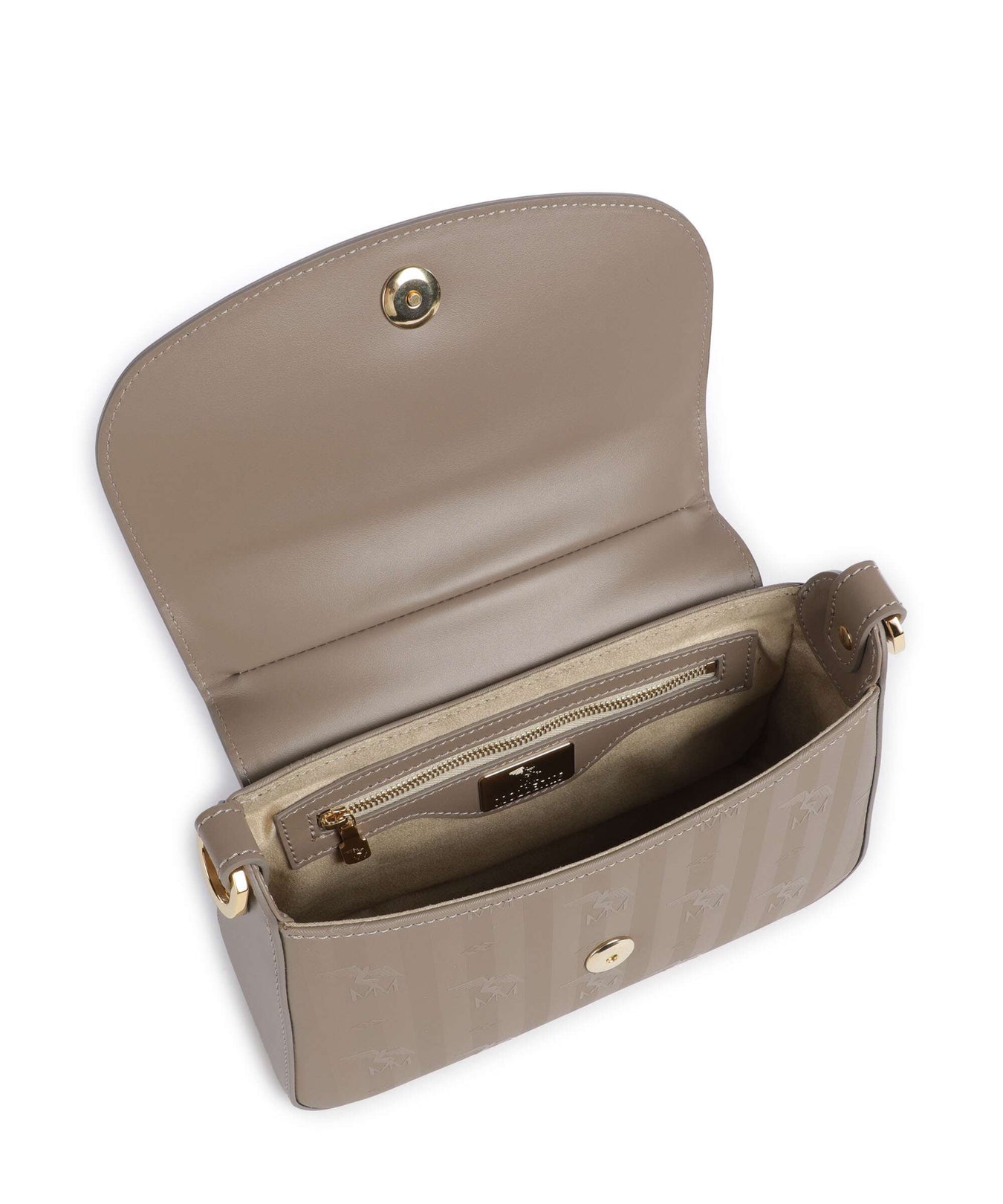 Maison Mollerus Vinerus Noville Crossbody bag taupe grau