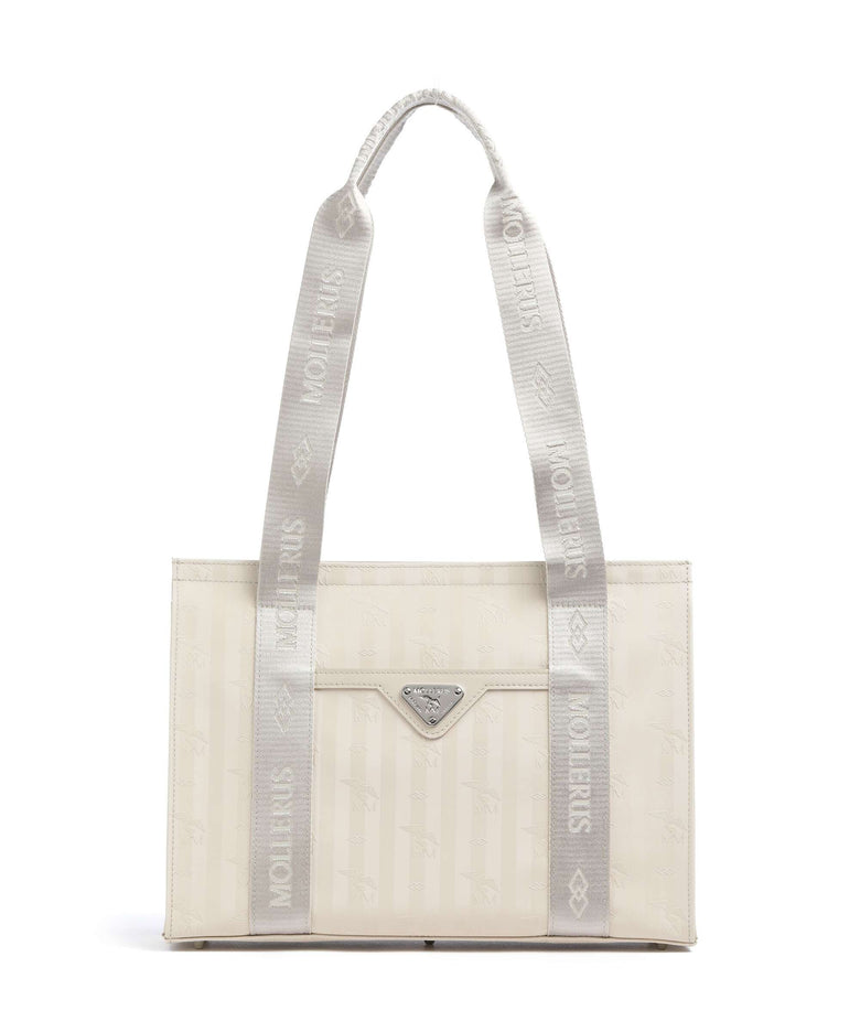 Maison Mollerus Vinerus Berlin Tote bag pearl weiss