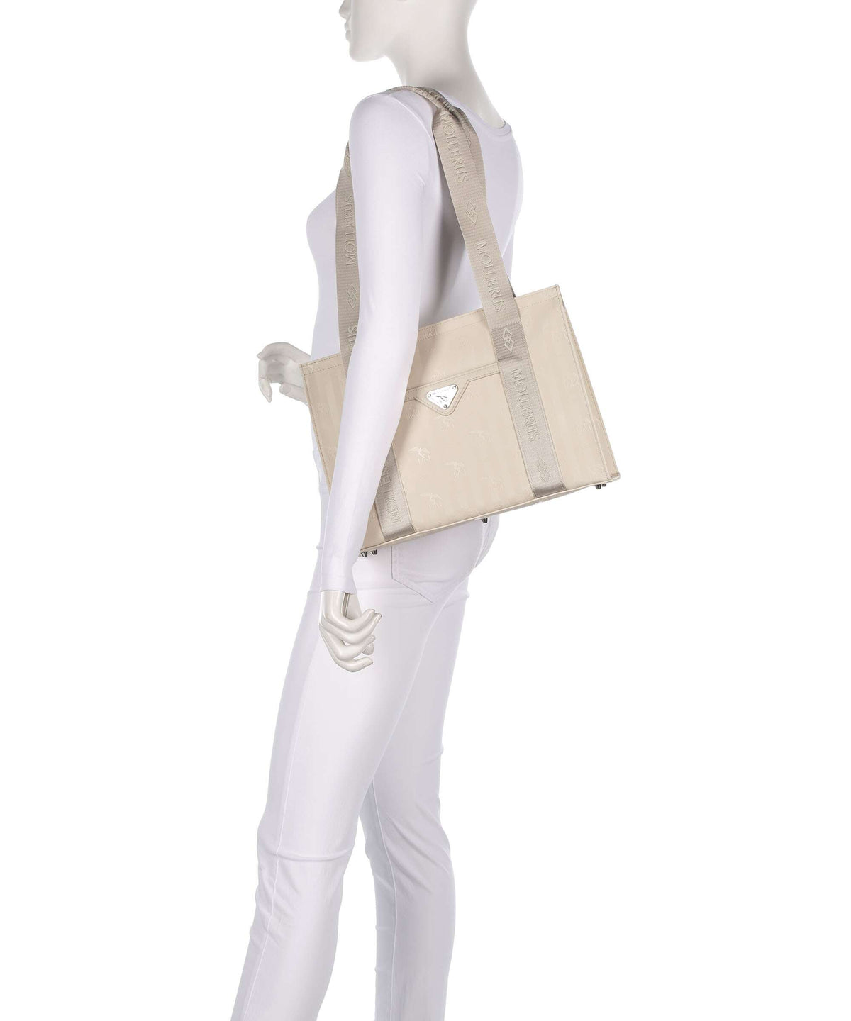 Maison Mollerus Vinerus Berlin Tote bag pearl weiss