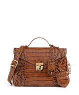 Maison Mollerus Croco Marly Sac à main honey braun