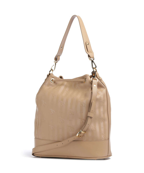 Maison Mollerus Vinerus Niesen Bucket bag cappuccino beige