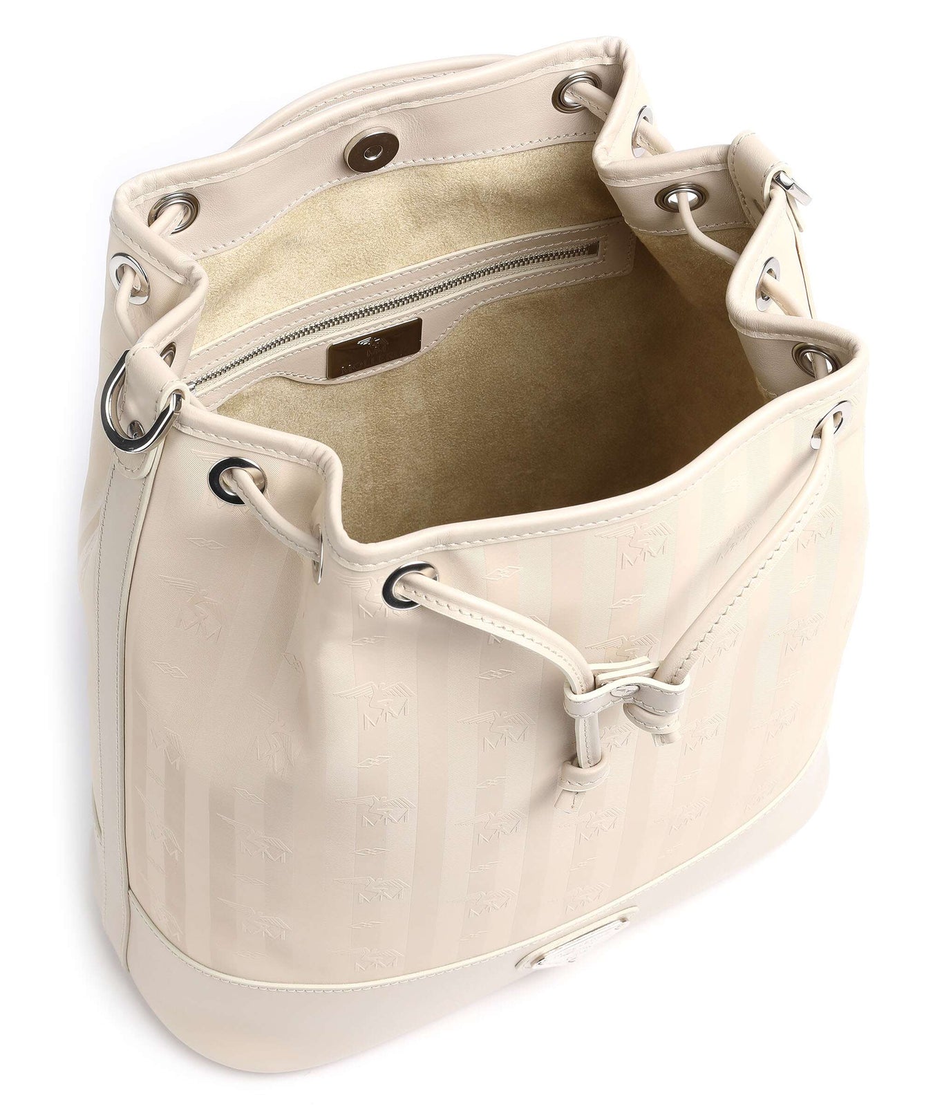 Maison Mollerus Vinerus Niesen Bucket bag pearl