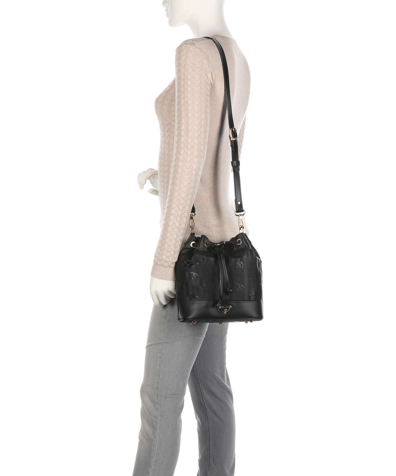 Maison Mollerus Vinerus Sion Bucket bag black