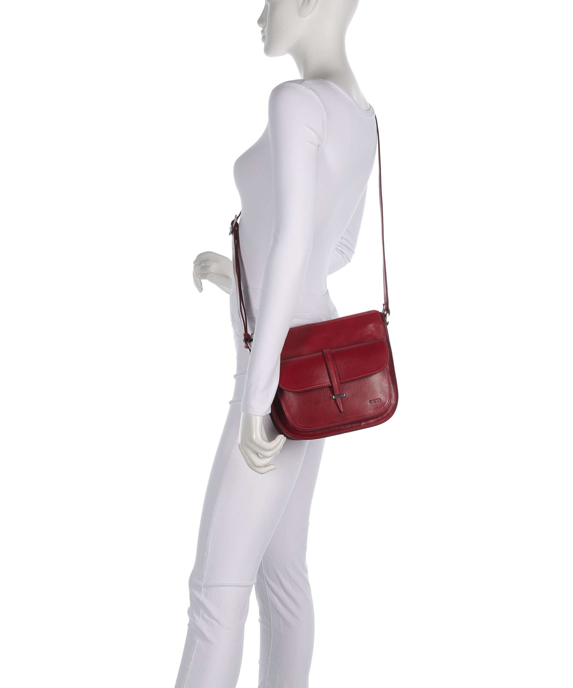 Giudi Cuffy Tracollina Crossbody bag rosso