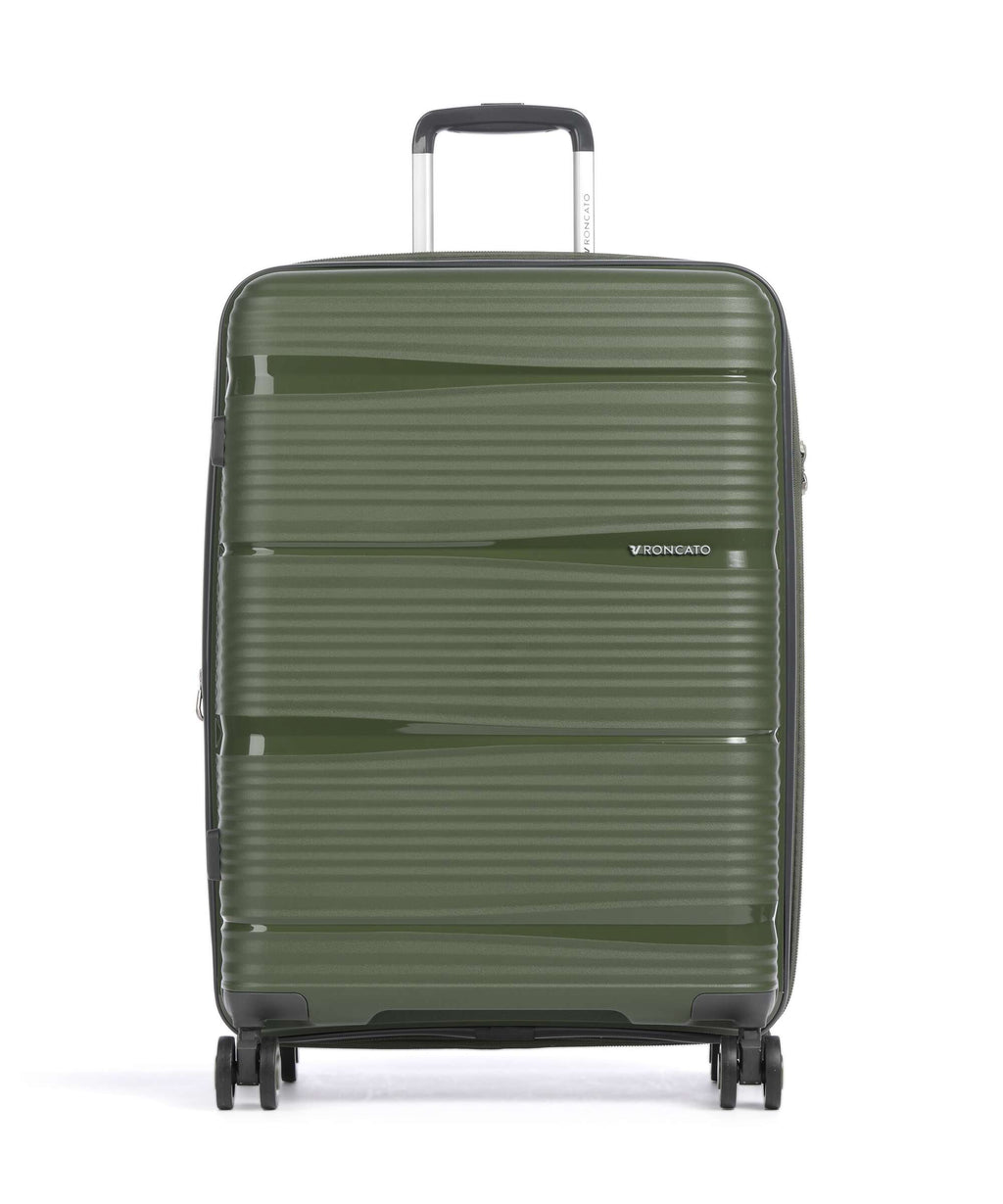 Roncato R-Lite Spinner (4 wheels) verde militare