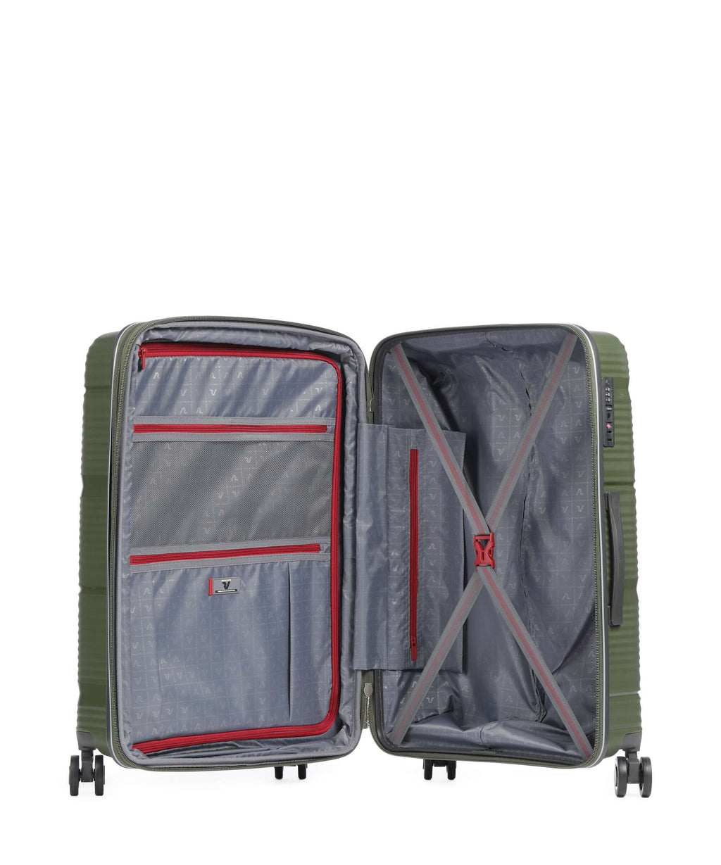 Roncato R-Lite Spinner (4 wheels) verde militare