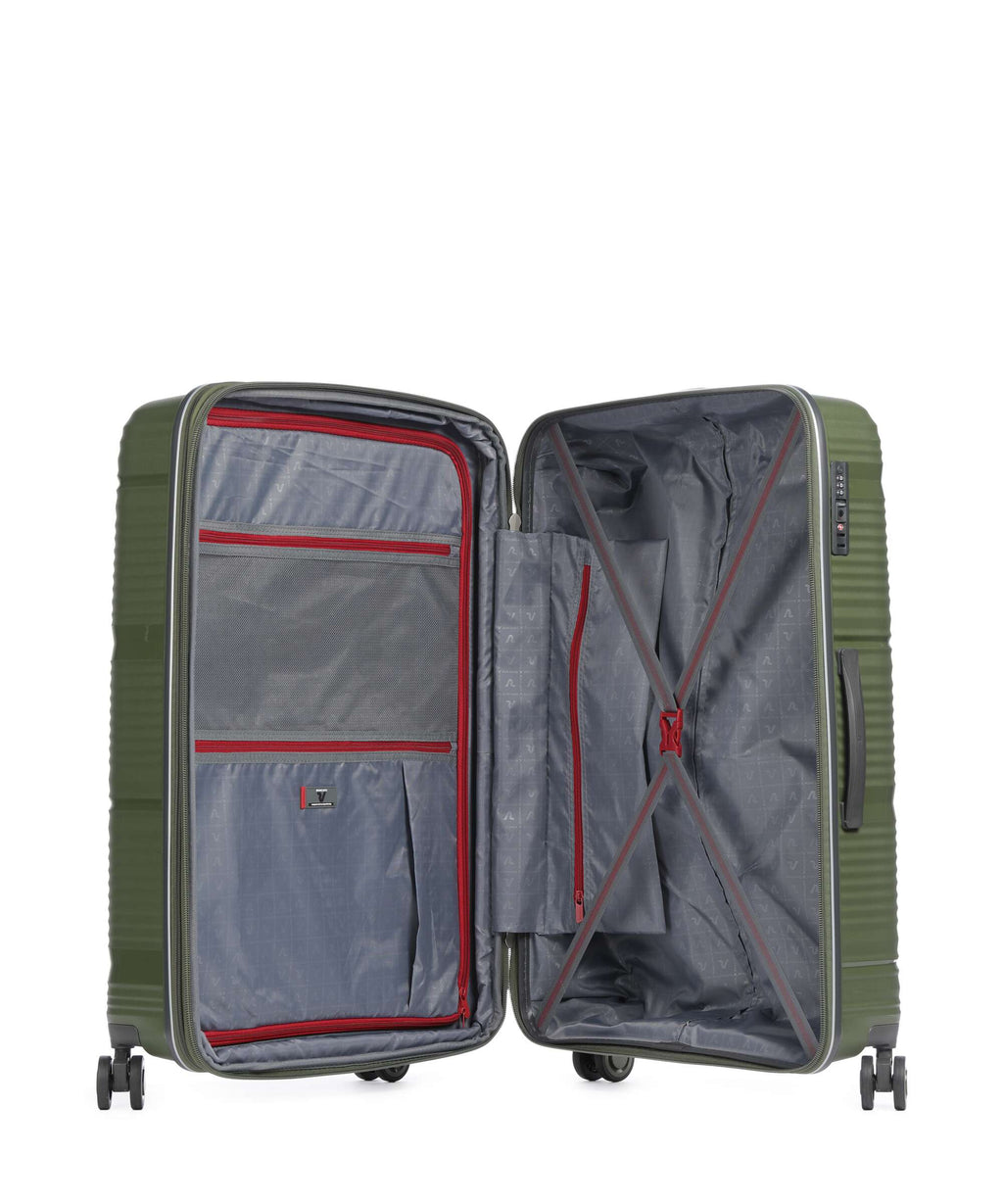 Roncato R-Lite Spinner (4 wheels) verde militare