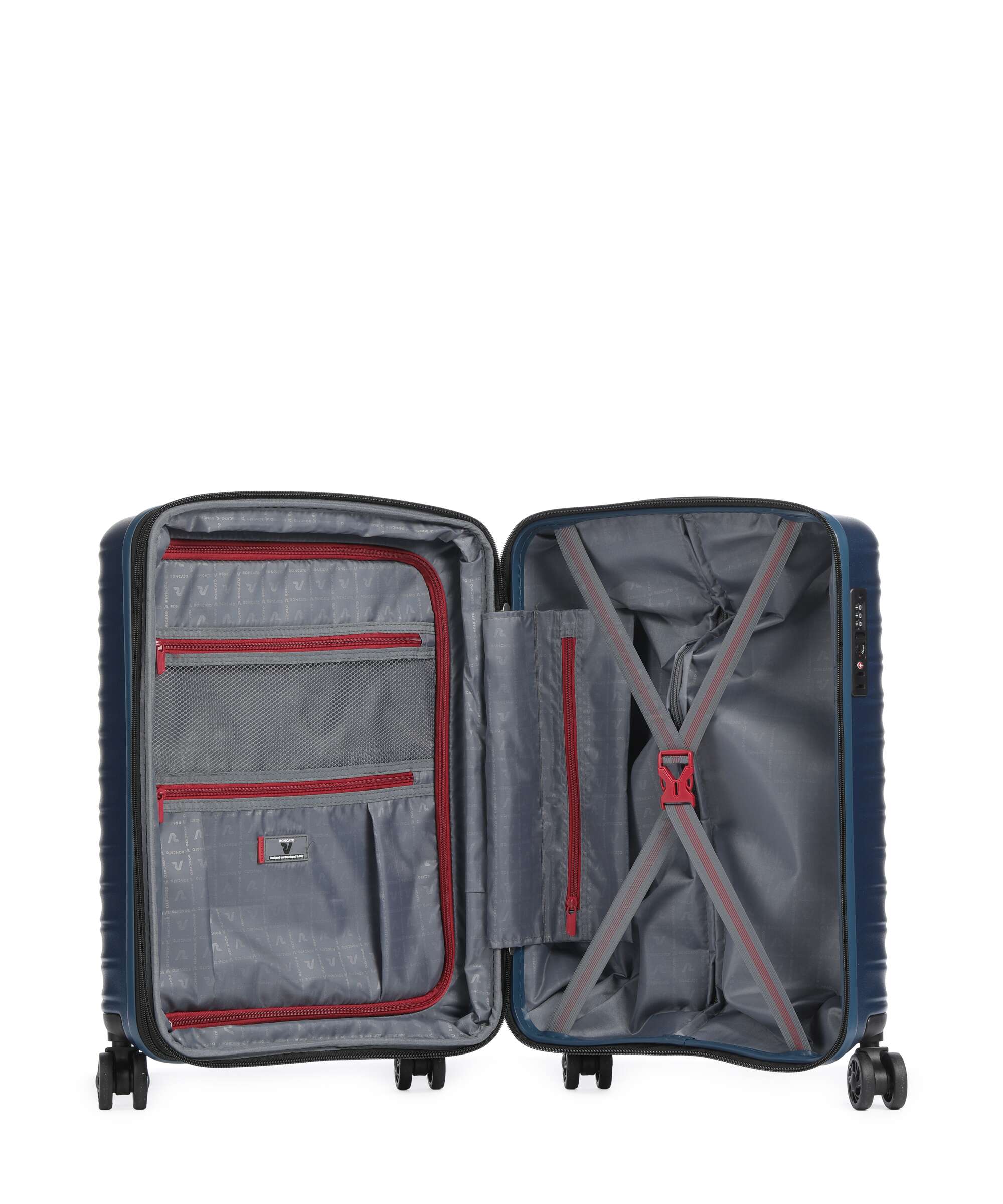 Roncato Wave DLX Spinner (4 wheels) denim