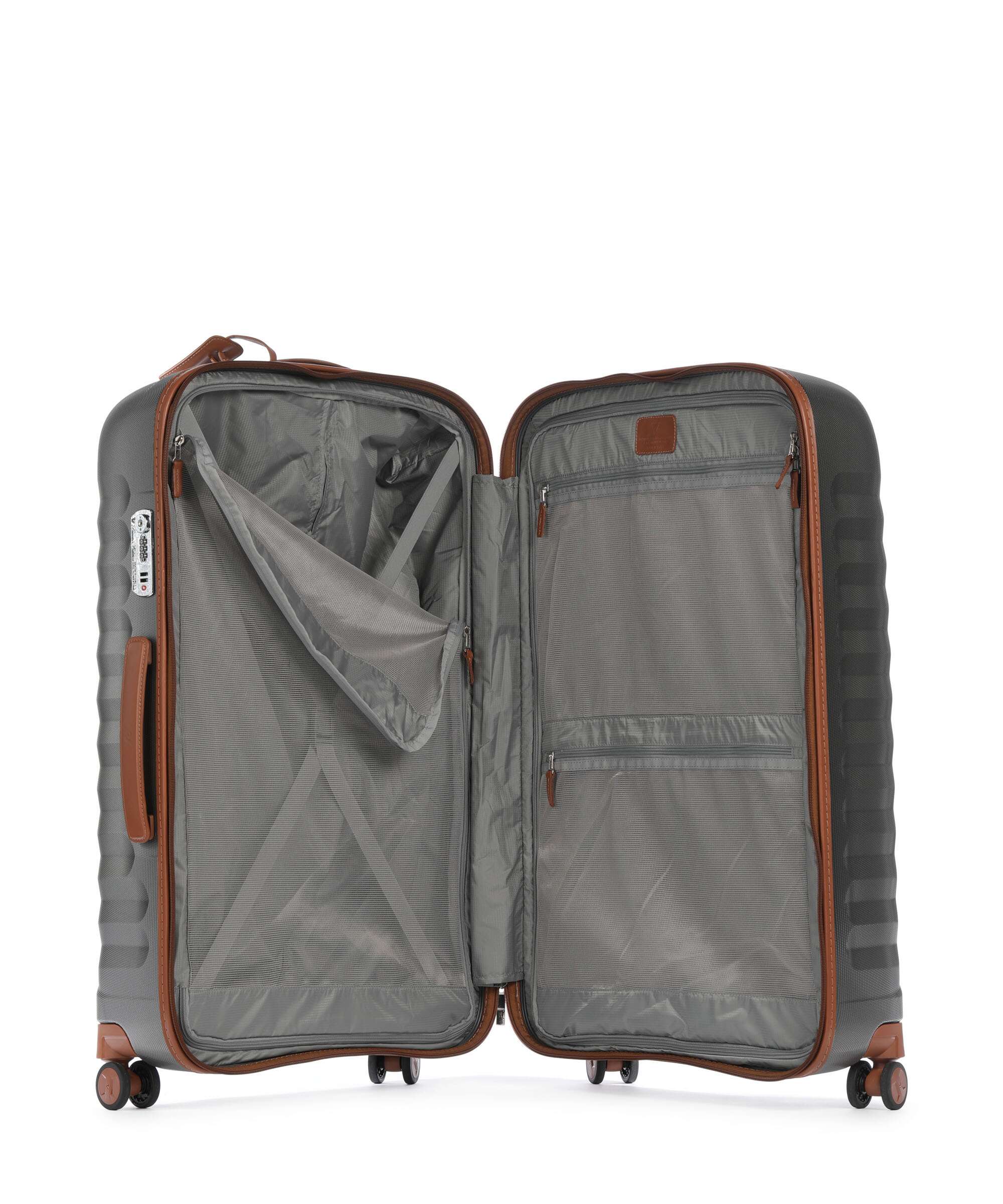 Roncato E-Lite Spinner (4 wheels) titanio/cognac