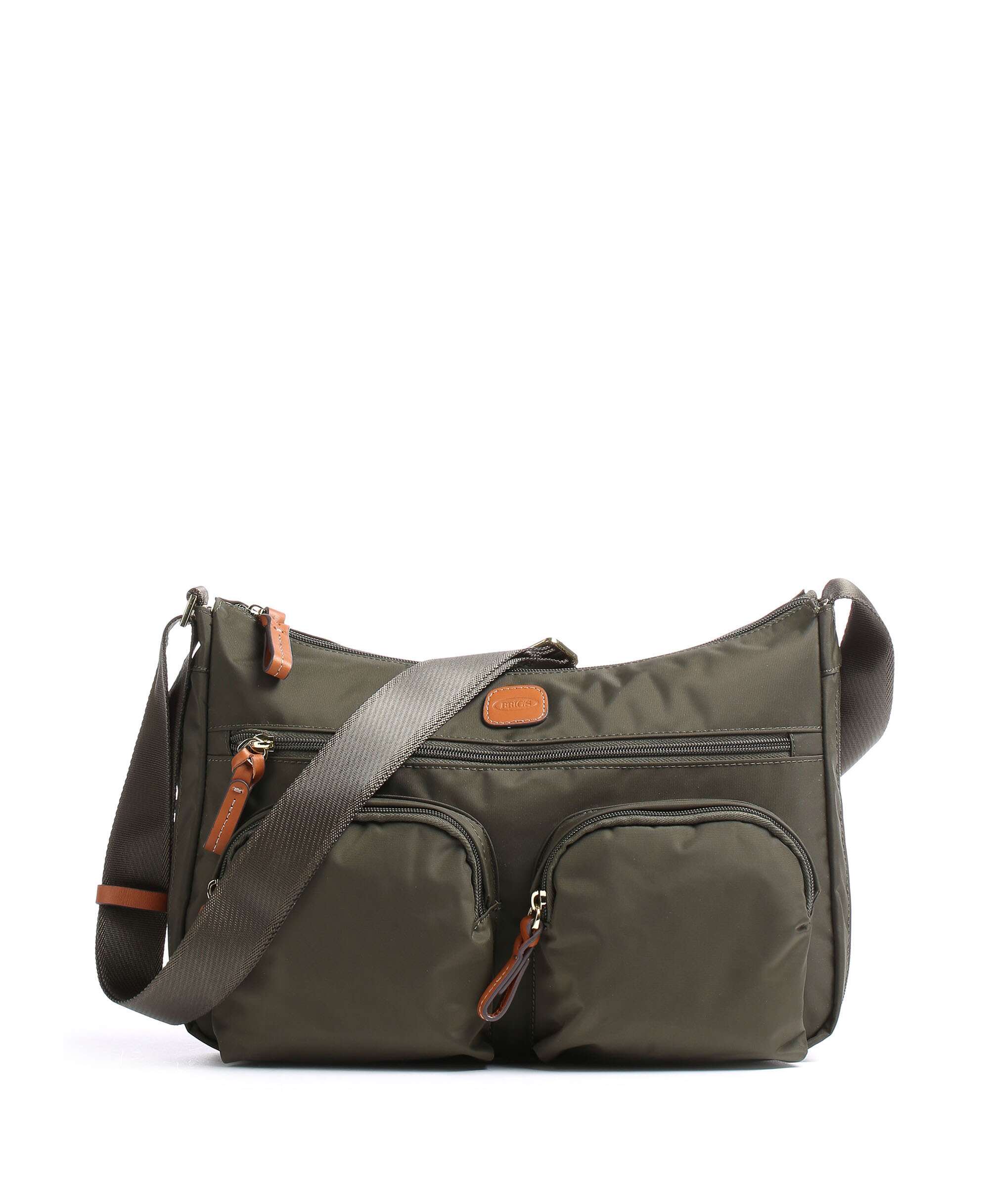 Brics X-Collection Crossbody bag olive