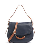Brics Gondola Stella medium Schoudertas night blue/caramel