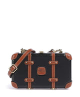 Brics Bellagio Crossbody tas black/tan