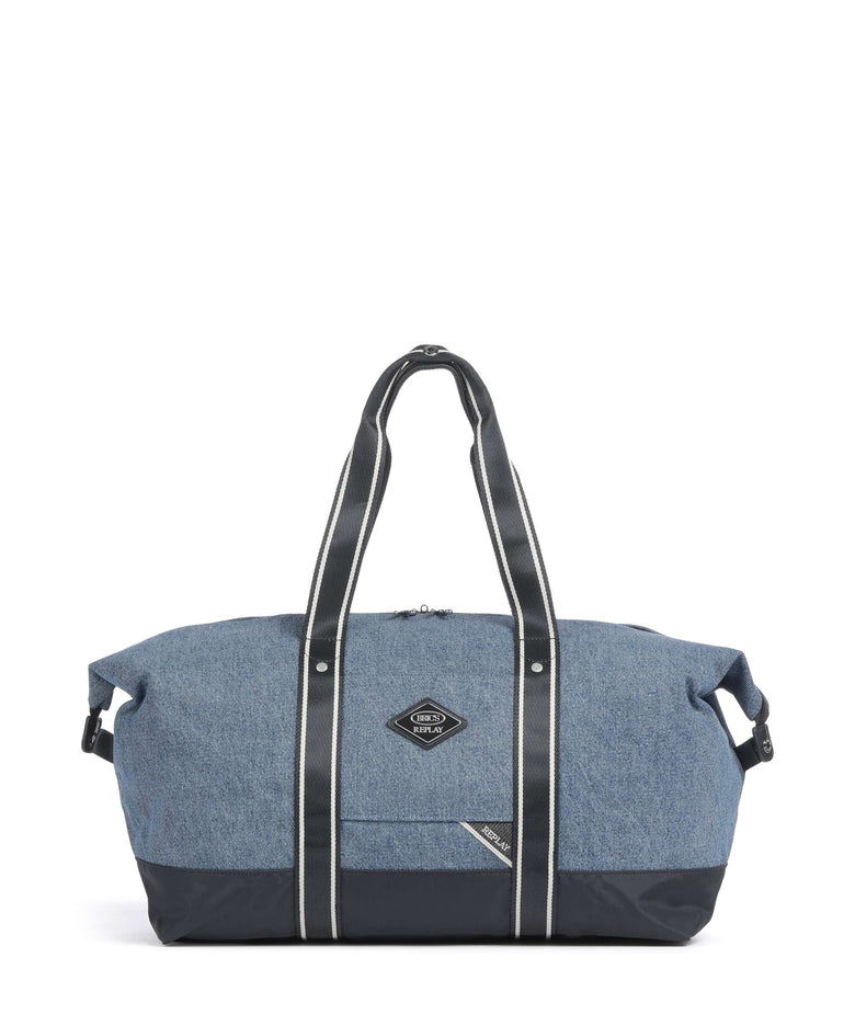 Brics Replay Medium Weekend bag light denim