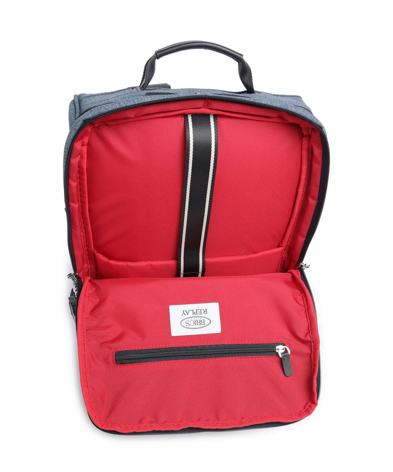Brics Replay Travel backpack light denim