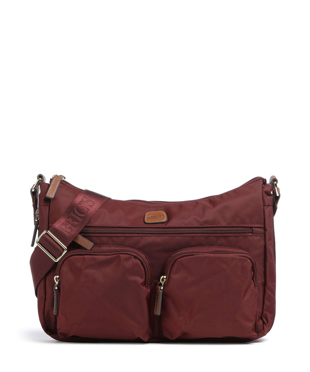 Brics X-Collection Shoulder bag bordeaux