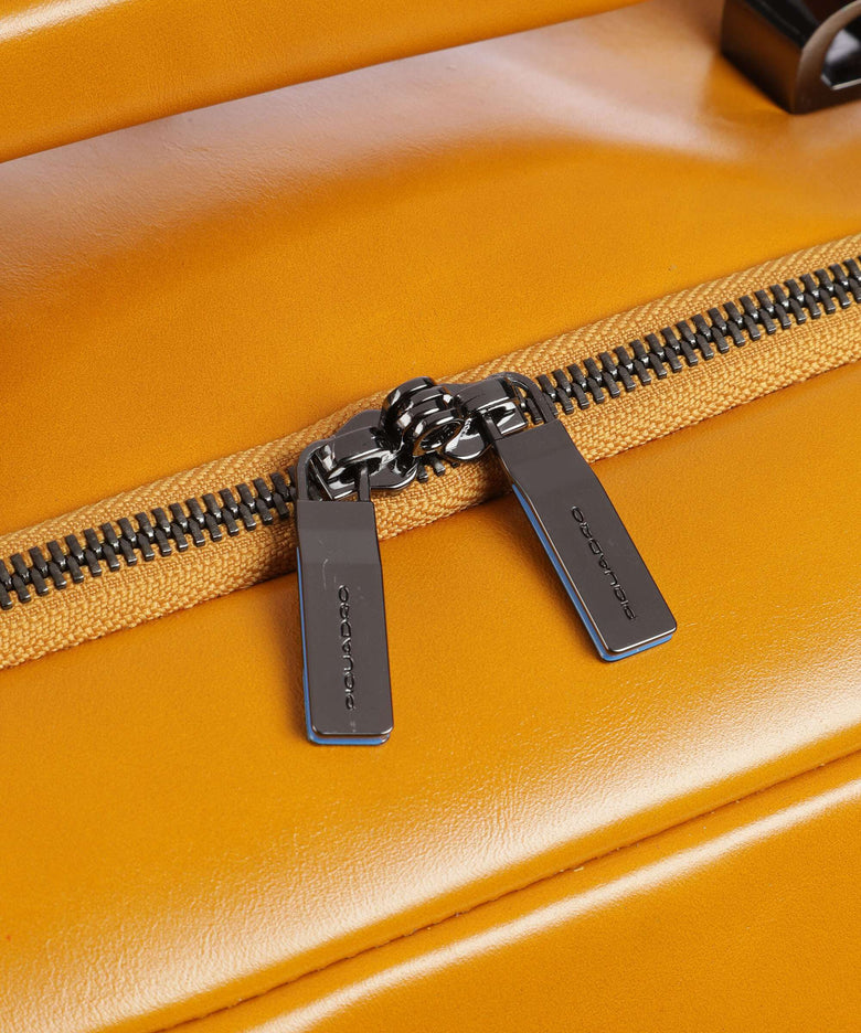 Piquadro Trolley (2 wheels) giallo zafferano